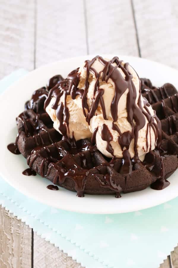 DAIRY MILK WAFFLE WITH ICE CREAM