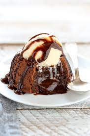 Lava Cake with Ice Cream