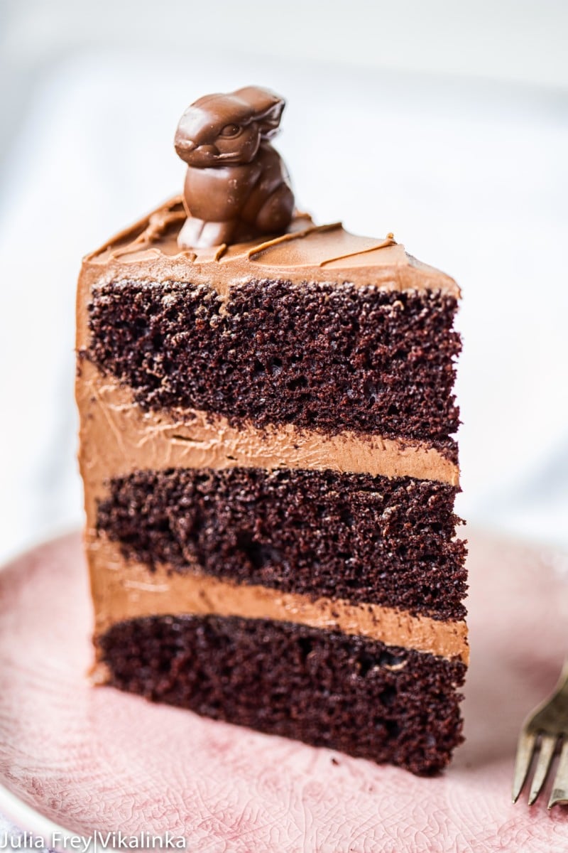 Milky Malt Cake Slice