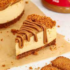 Slice of Lotus Cheese Cake